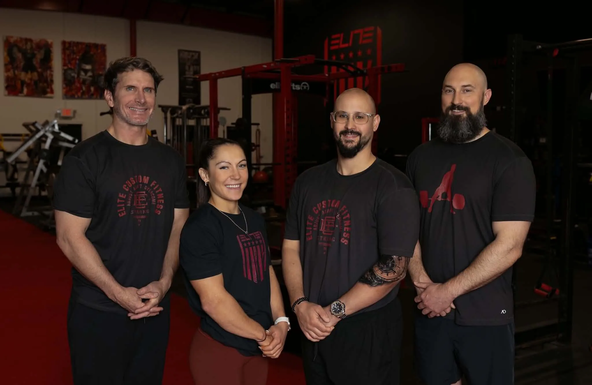 The Elite Custom Fitness coaching team
